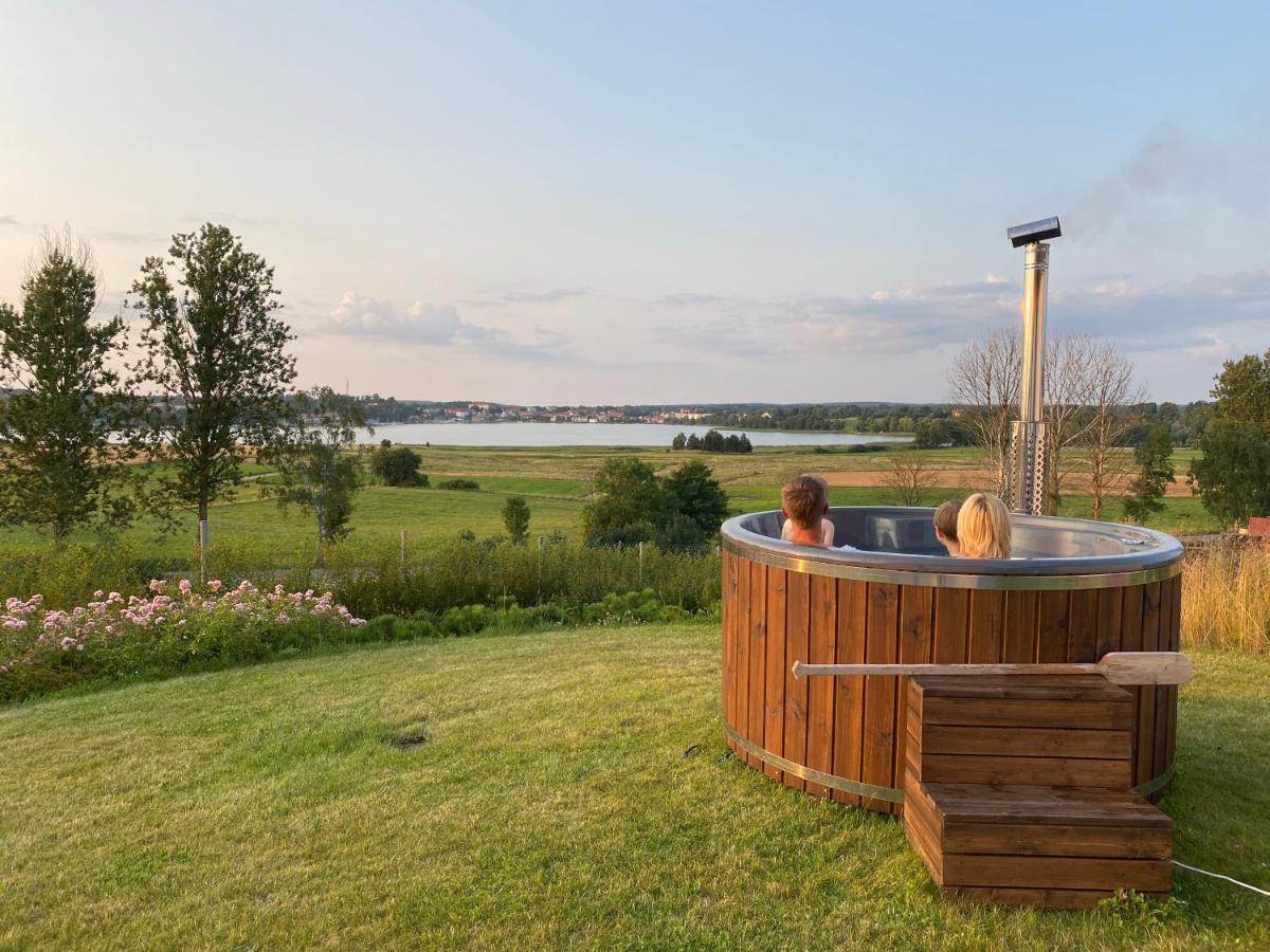 Luksusowy Apartament Ryn Mazury Widok Na Jezioro, Goraca Balia Екстериор снимка